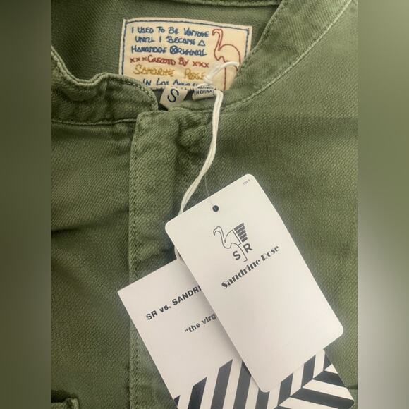 Free People Sandrine Rose Patchwork Boho Grunge Denim Jumpsuit S Festival NWT - Picture 4 of 6